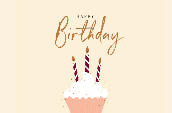 Flexibles Geschenk Happy Birthday